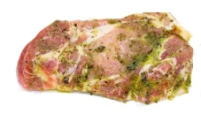Стейк биток свинячий у зеленому соусі – ІМ «Обжора»
