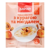 Сухий сніданок Каша Добродія 40г курага-мигдаль – ІМ «Обжора»
