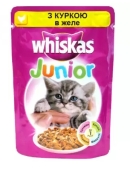 Корм д/котів Whiskas 85г для кошенят курка в желе – ІМ «Обжора»