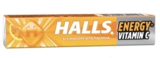 Цукерки Halls 25,2г з вітаміном С смак апельсину – ІМ «Обжора»