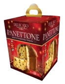 Кекс Delicato 800г Panettone с цукатами и изюмом – ИМ «Обжора»