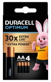 Батарейка Duracell Optimum AA 4шт extra life – ІМ «Обжора»