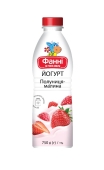 Йогурт Фанні 750г 1,0% полуниця-малина пляшка – ІМ «Обжора»