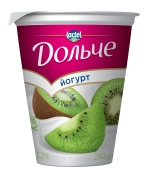 Йогурт Дольче 3,2% 280г ківі стакан. – ІМ «Обжора»
