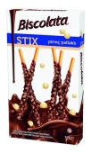 Соломка Biscolata 34г Stix в молочному шоколаді з рисовими кульками – ІМ «Обжора»