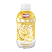 Шейк Muller 400мл 3,5% молочний Банан подвійний смак Новинка – ІМ «Обжора»