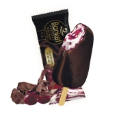 Морозиво Ласунка Banket вишня-темний шоколад ескімо 90г – ІМ «Обжора»