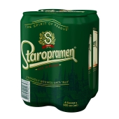 Пиво Staropramen 4*0,48л 4,2% светлое з/б – ИМ «Обжора»