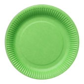 *Набір Silken 10шт тарілки картонні 180мм зелені – ІМ «Обжора»