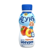 Йогурт Агуня 2,7% 200г персик – ІМ «Обжора»