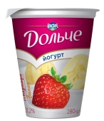 Йогурт Дольче 2,5% 290 г лісові ягоди пляшка – ИМ «Обжора»