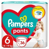 Підгузники-трусики дитячi Pampers Pants Giant 15+кг 36шт – ІМ «Обжора»