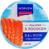 Фіш крем Norven 80г з лососем – ІМ «Обжора»
