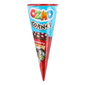 Вафельный рожок Ozmo клубничная начинка+ цветное драже 25г – ИМ «Обжора»