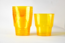 Набір стакани Арткрос 6шт 200мл склопластик жовті – ІМ «Обжора»