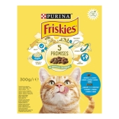 Корм Friskies 300г для котів сухий з лососем та овочами – ІМ «Обжора»