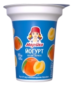 Йогурт Марійка 260г 4,0% персик-абрикос ст – ИМ «Обжора»