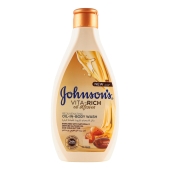 Гель для душу Johnson`s 250мл Vita-Rich Oil infusion живильний з оліями мигдалю та ши – ІМ «Обжора»