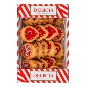 Печиво Delicia 300г здобне Желейна ягідка – ИМ «Обжора»