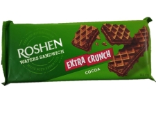 Вафлі Roshen 142г Wafers Cocoa extra crunch сендвіч – ІМ «Обжора»