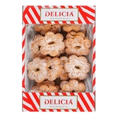 Печиво Delicia 250г здобне Домашнє з цукр. пудрою – ІМ «Обжора»