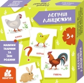 Гра розвивальна Кенгуру Логічні ланцюжки Малюки тварини та їхні родини – ІМ «Обжора»
