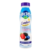 Йогурт Лактель 290г 1,5% безлактозний лісова ягода пляшка – ІМ «Обжора»