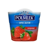 Сир-крем Polmlek  полуниця 150г – ИМ «Обжора»