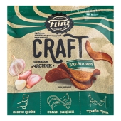 Грінки Flint 90г Craft Bars житньо-пшеничні хвилясті часник – ІМ «Обжора»