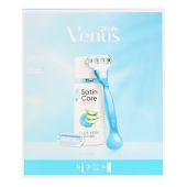 Набор бритва зі змінними касетами+ гель для гоління Venus Gillette satin care 75ìë – ІМ «Обжора»