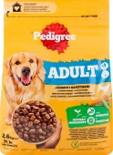 Корм Pedigree 2,6кг для дорослих собак з домашньою птицею та овочами – ІМ «Обжора»