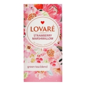 Чай Lovare 1,5г*24пак Strawberry marshmallow – ИМ «Обжора»