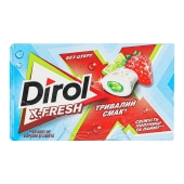 Жувальна гумка Dirol X-Fresh 19,5г свіжість полуниці та лайму б/цукру – ИМ «Обжора»