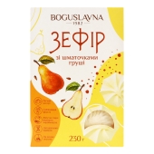 Зефір Boguslavna 230г зі шматочками груші картон – ИМ «Обжора»