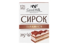 Сирок Good milk 215г 12% тірамісу – ІМ «Обжора»