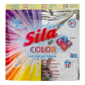 Капсули Sila 12шт*21г Color All in 1 для прання – ІМ «Обжора»