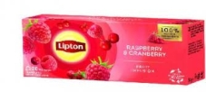 Чай Lipton 1,6г*20пак фруктовий Raspberry&Cranberry – ІМ «Обжора»