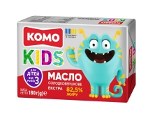 Масло Комо 180г 82.5 екстра Kids для дітей від 3 років – ИМ «Обжора»