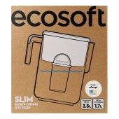 Фільтр-глечик Ecosoft для води slim айворі 3,5л – ІМ «Обжора»