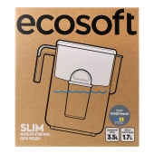 Фільтр-глечик Ecosoft для води slim графітовий 3,5л – ІМ «Обжора»