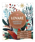 Набір чаю Lovare Winter tea Assorted 4 види 2г*32пак – ІМ «Обжора»