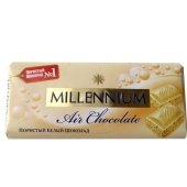 Шоколад Мілленіум 90г преміум білий пористий – ІМ «Обжора»