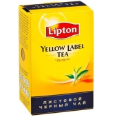 Чай Ліптон 80 г Yellow Label лист – ІМ «Обжора»