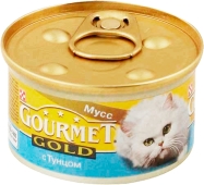 Корм для кошек Гурме Голд мусс рыбный 85 г – ИМ «Обжора»