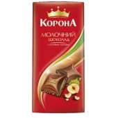 Шоколад Корона 90г молочний горіх – ІМ «Обжора»