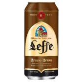 Пиво Лефф (Leffe) Brune 0,5 л. ж/б – ІМ «Обжора»