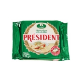 Сыр Президент (President) ломтики Чеддер для сендвичей, Франция, 40 %, 120 г – ИМ «Обжора»