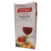 Вино Пикник (Picnic) Кадарка красное п/сл. 1 л – ІМ «Обжора»