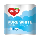 Т/Папір Рута 4 шт Pure White Premium біла – ІМ «Обжора»