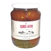 Конс, Союз-Агро 670г томати з зеленню твіст – ІМ «Обжора»